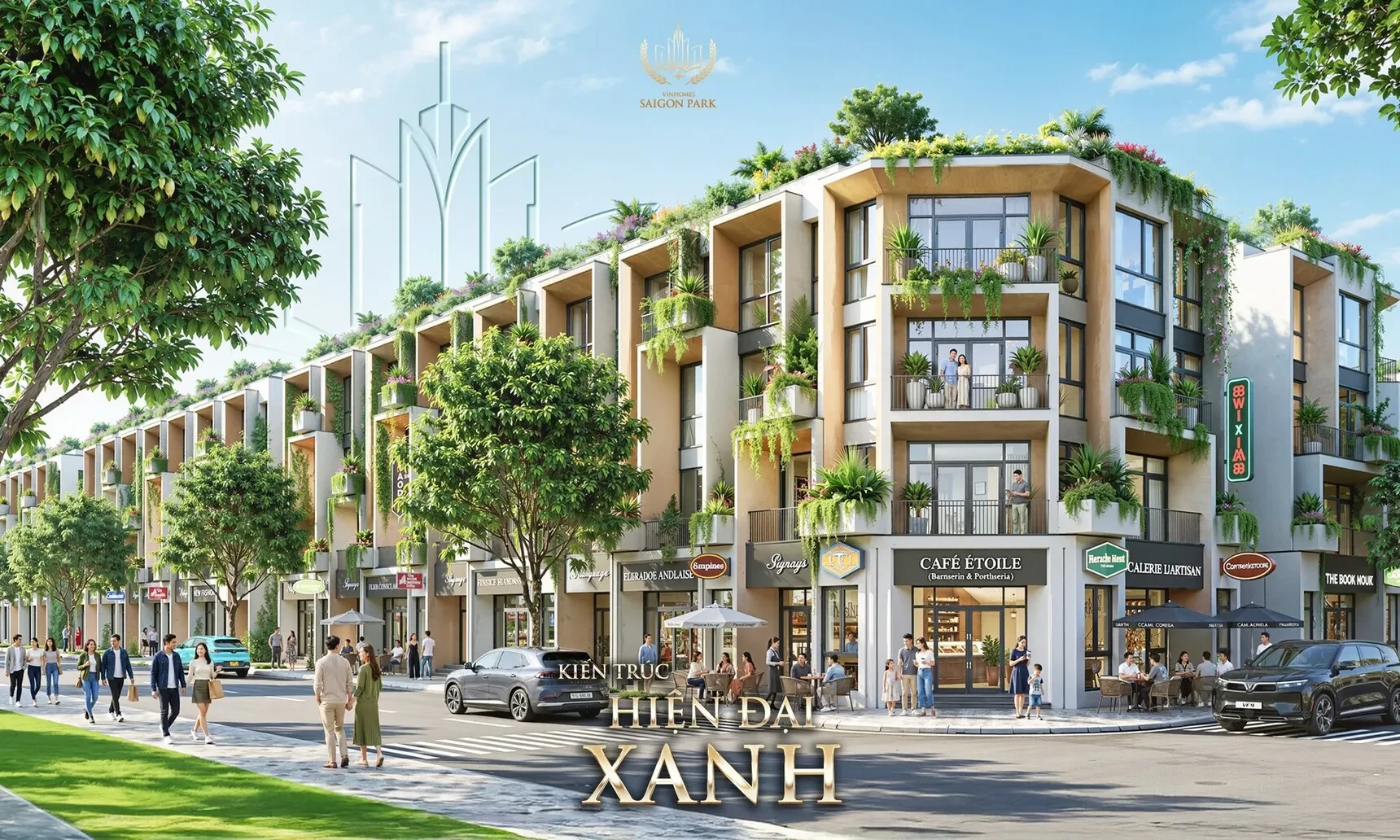 Sản phẩm Nhà phố liền kề – Vinhomes Saigon Park